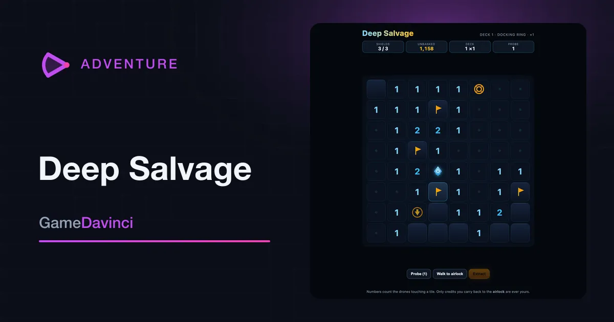 Play Deep Salvage — free online Adventure game