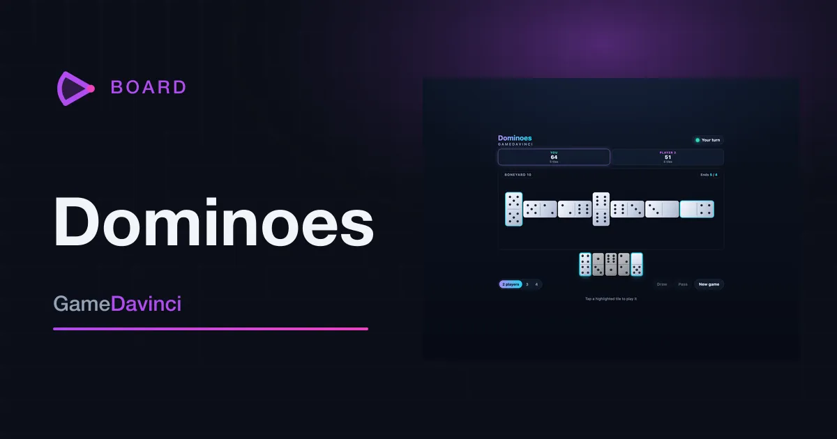 Play Dominoes — free online Board game