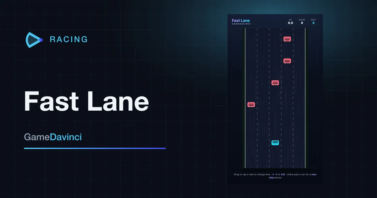 Play Fast Lane — free online Racing game