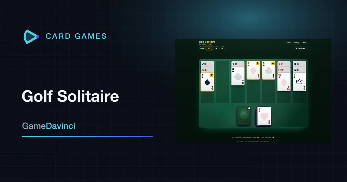 Play Golf Solitaire — free online Card Games game