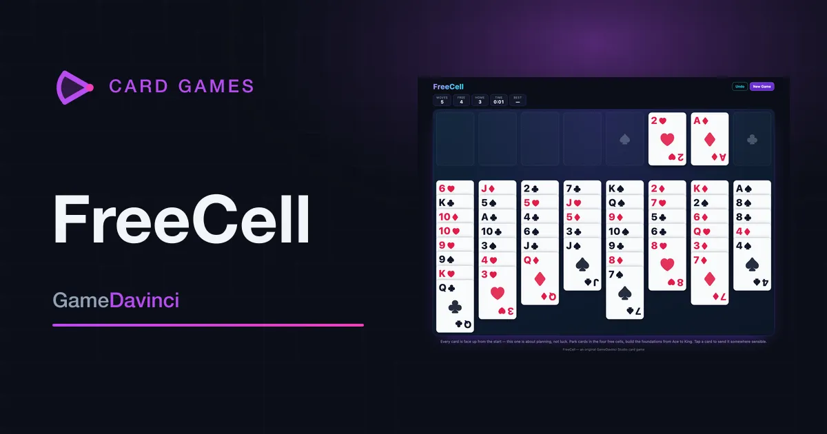 Play FreeCell — free online Card Games game