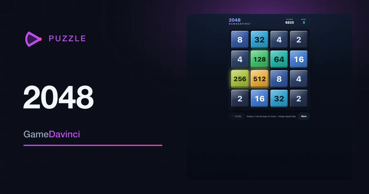 Play 2048 — free online Puzzle game