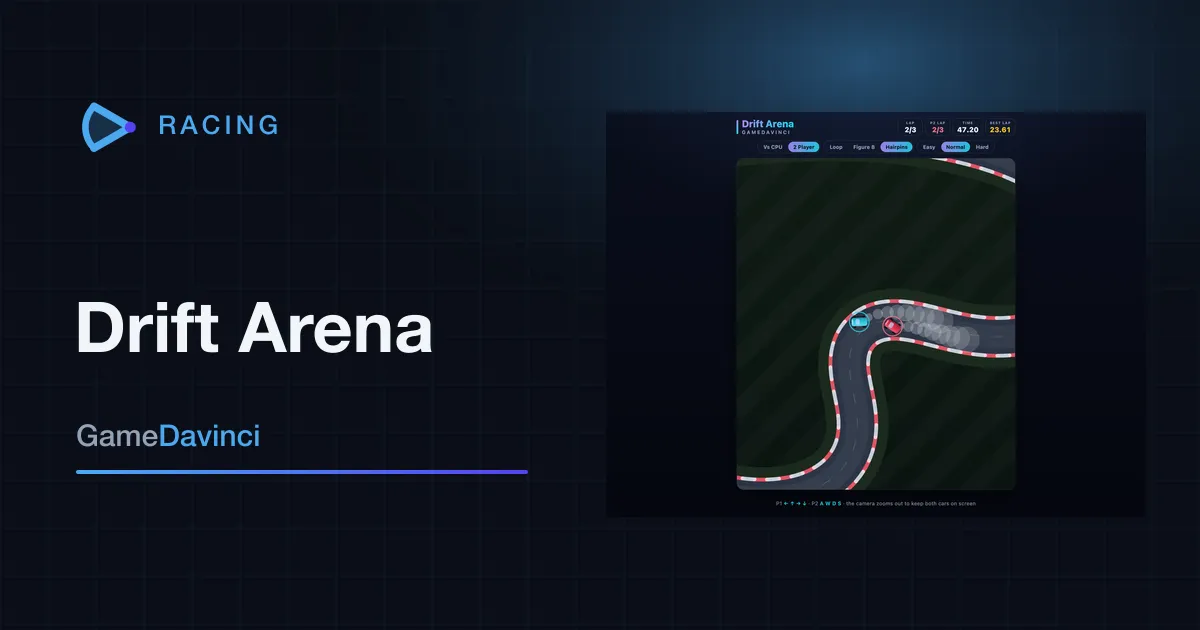 Play Drift Arena — free online Racing game