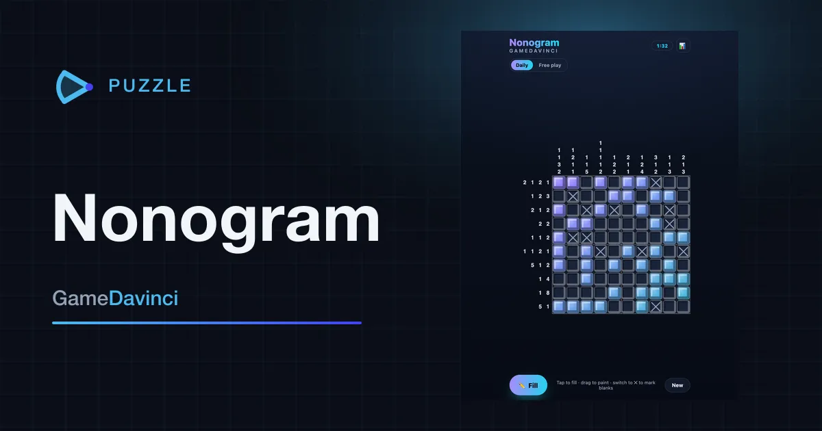 Play Nonogram — free online Puzzle game