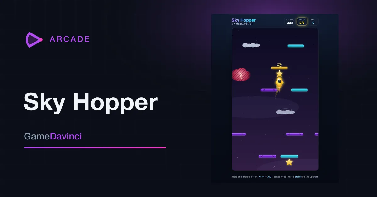 How to play Sky Hopper — rules for the free online Arcade game