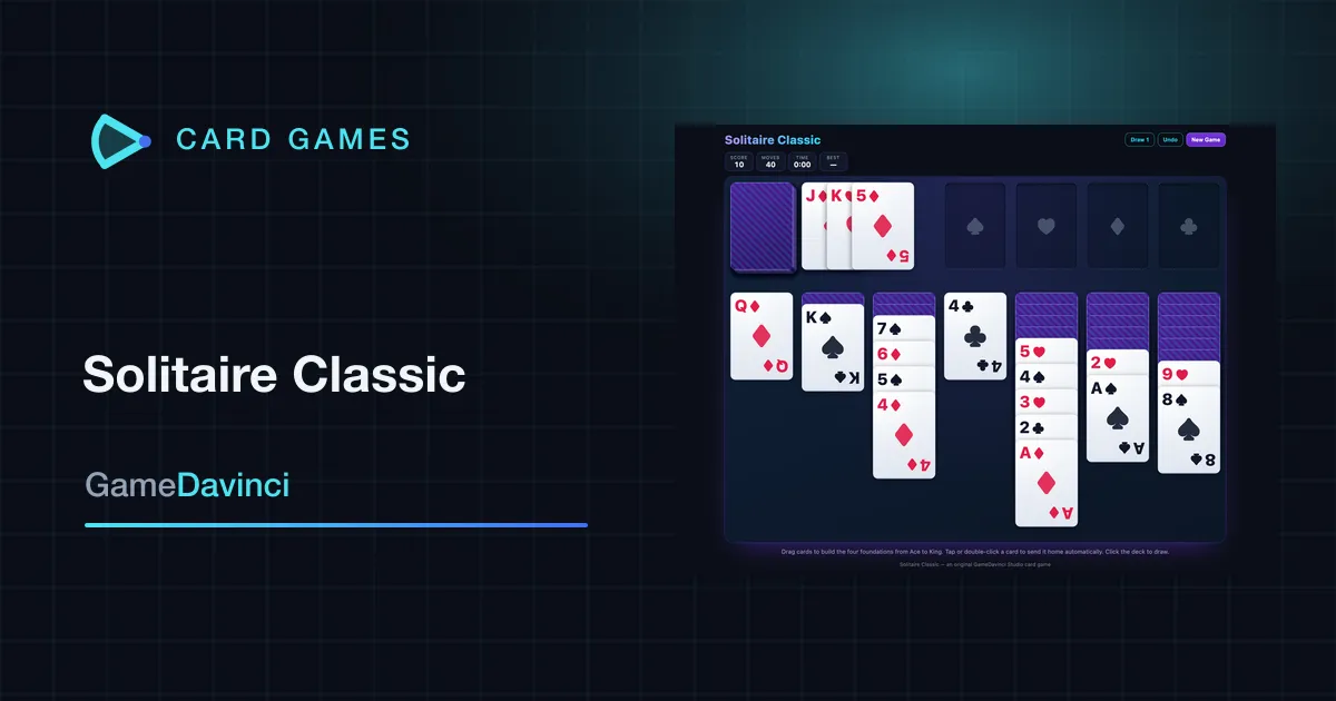 Play Solitaire Classic — free online Card Games game