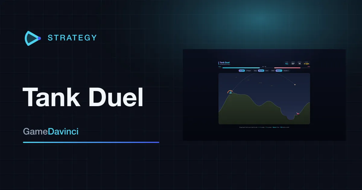 Play Tank Duel — free online Strategy game