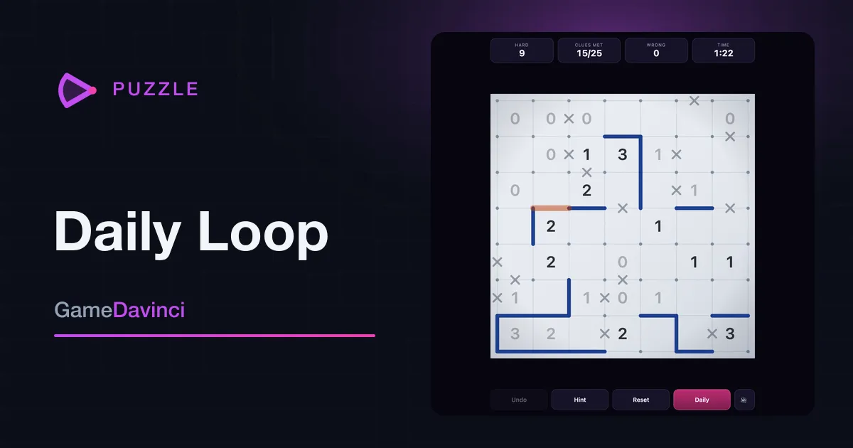 Play today's Daily Loop daily puzzle