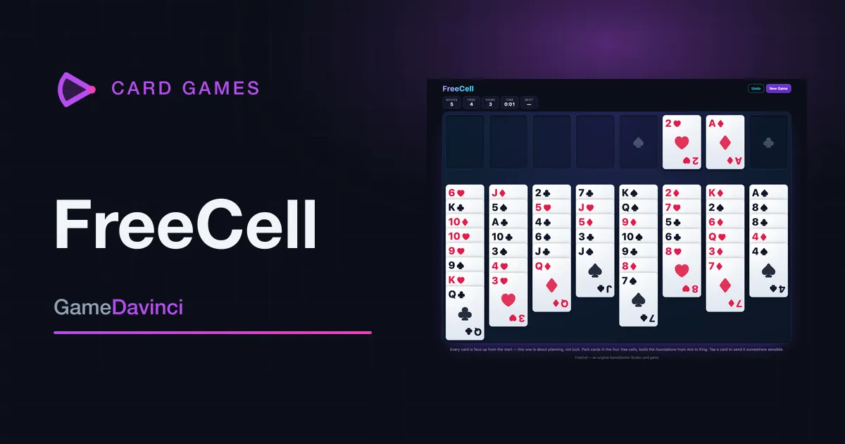 Play FreeCell — free online Card Games game