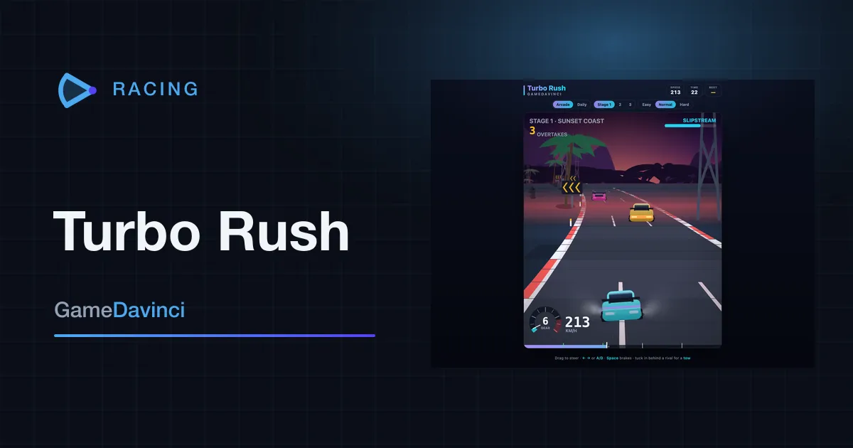 Play today's Turbo Rush daily puzzle