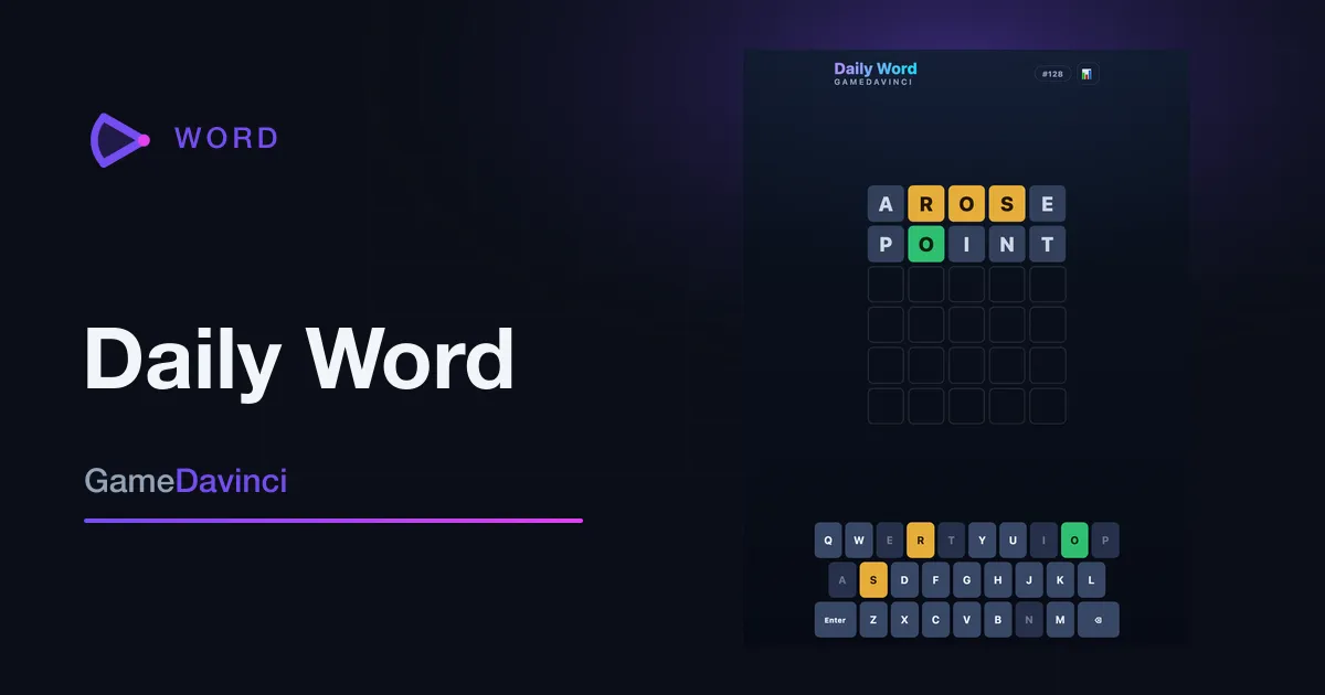 Play today's Daily Word daily puzzle