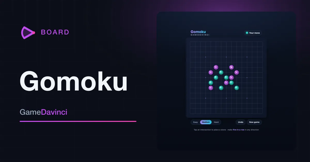 Play Gomoku — free online Board game