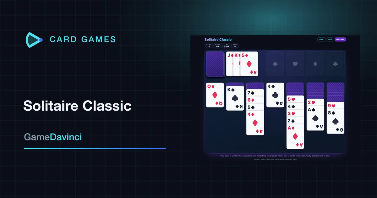 Play Solitaire Classic — free online Card Games game